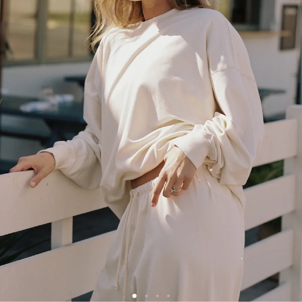 Women's Cream Lounge Set